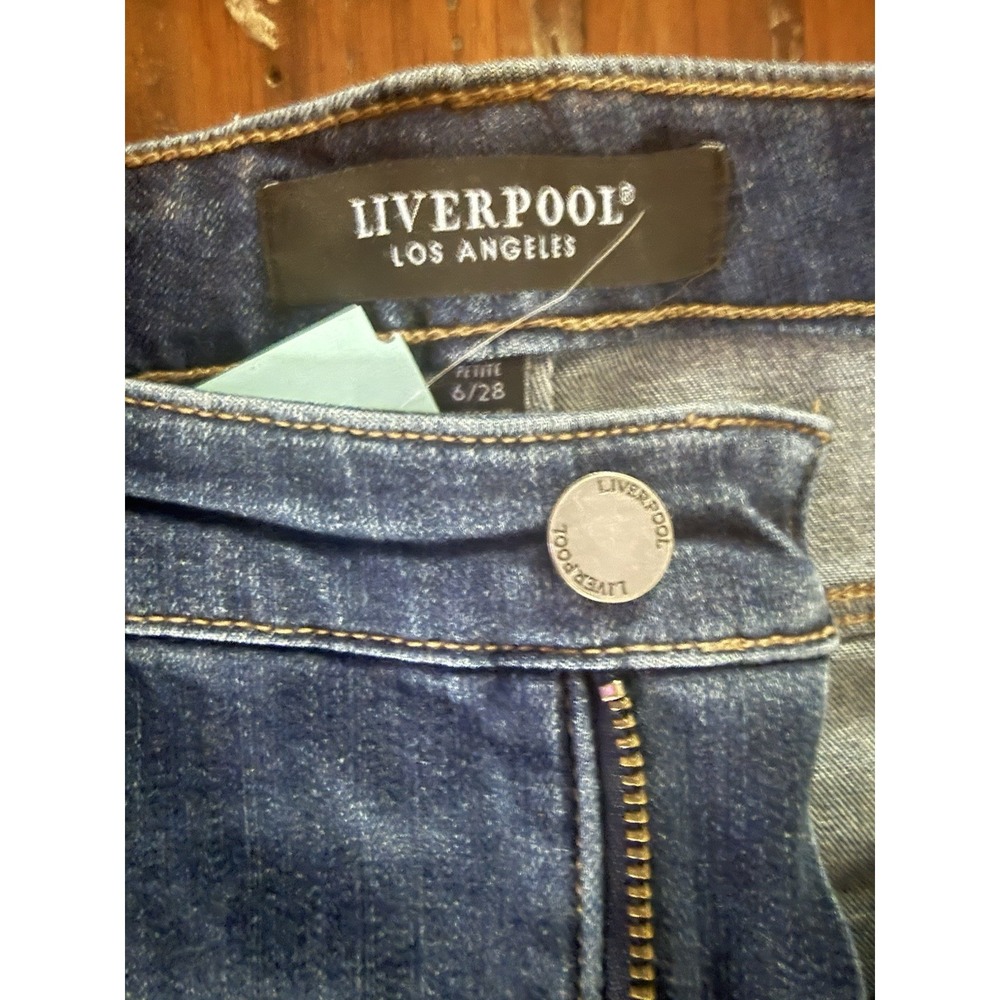 Liverpool Belinda HR Capri Jeans 6P Petite Charlie Crop Skinny High Rise NWT - Picture 2 of 6